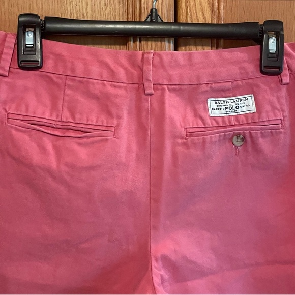 Ralph Lauren original R.L. Quality classic POLO Chino  juniors Pink Shorts jr 18 - Picture 4 of 7